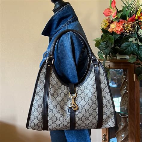 gucci plain black bag|authentic gucci shoulder bag.